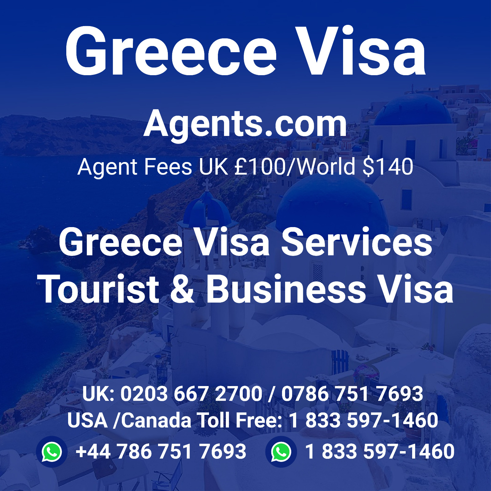 Buy Greece Visa Appointment in UK, US, Canada